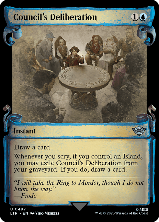 Council's Deliberation (LTR-497) (Showcase) (Scroll) (Foil)