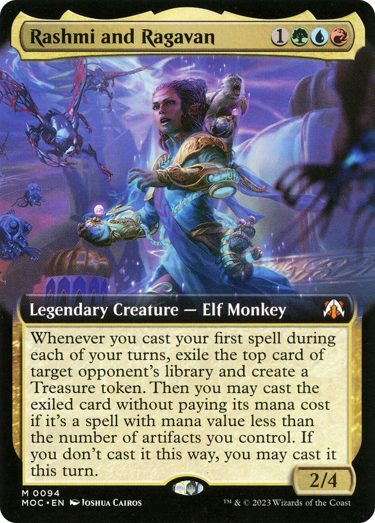 Rashmi and Ragavan (MOC-094) (Extended Art) (Foil)