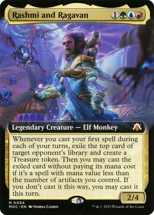 Rashmi and Ragavan (MOC-094) (Extended Art) (Foil)