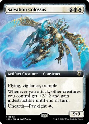 Salvation Colossus (Extended Art) (Ripple Foil) (M3C-043)