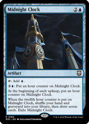 Midnight Clock (Ripple Foil) (M3C-189)