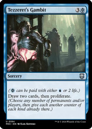 Tezzeret's Gambit (Ripple Foil) (M3C-194)