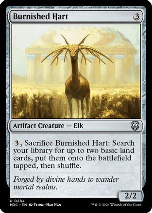 Burnished Hart (Ripple Foil) (M3C-284)