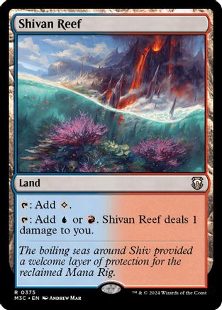 Shivan Reef (Ripple Foil) (M3C-375)