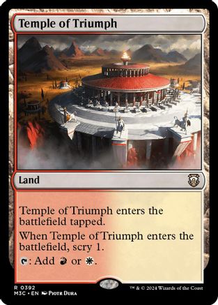 Temple of Triumph (Ripple Foil) (M3C-392)