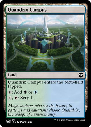 Quandrix Campus (Ripple Foil) (M3C-366)