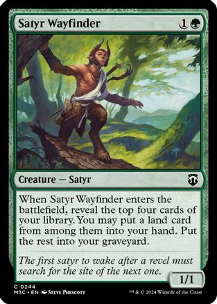 Satyr Wayfinder (Ripple Foil) (M3C-244)