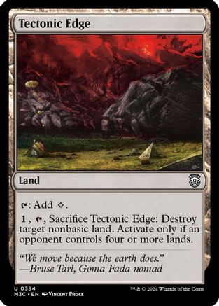 Tectonic Edge (Ripple Foil) (M3C-384)
