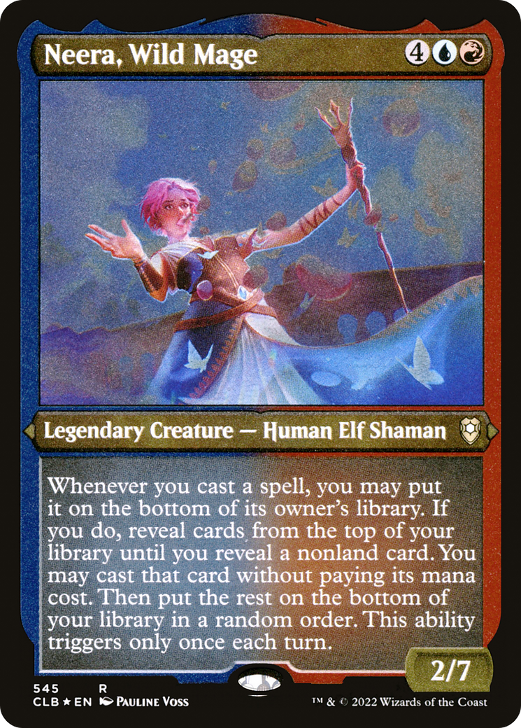 Neera, Wild Mage (CLB-545) (Etched Foil)
