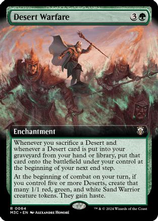Desert Warfare (Extended Art) (Ripple Foil) (M3C-064)