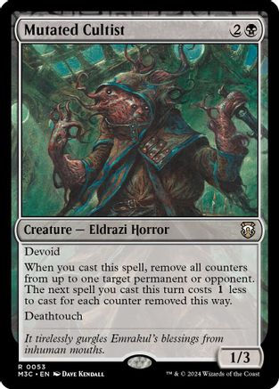 Mutated Cultist (Ripple Foil) (M3C-053)