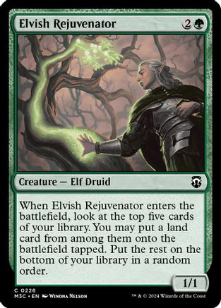Elvish Rejuvenator (Ripple Foil) (M3C-226)
