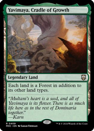 Yavimaya, Cradle of Growth (Ripple Foil) (M3C-409)