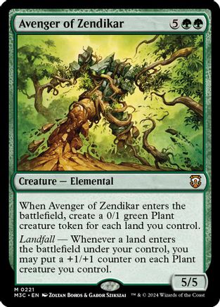 Avenger of Zendikar (Ripple Foil) (M3C-221)