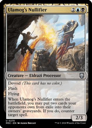 Ulamog's Nullifier (Ripple Foil) (M3C-275)