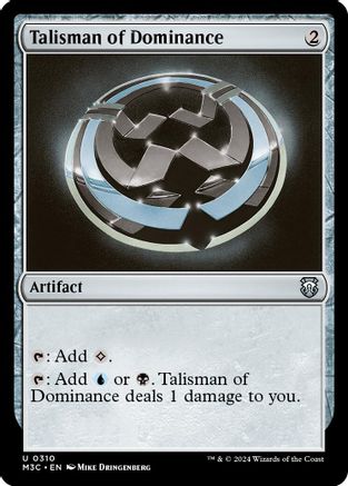 Talisman of Dominance (Ripple Foil) (M3C-310)