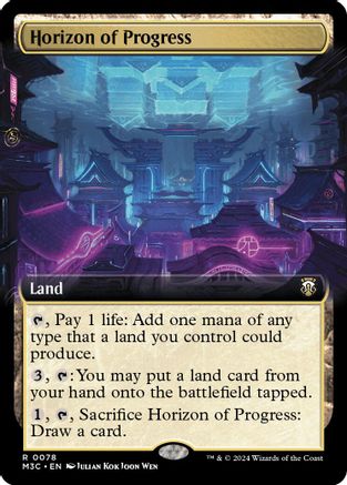 Horizon of Progress (Extended Art) (Ripple Foil) (M3C-078)