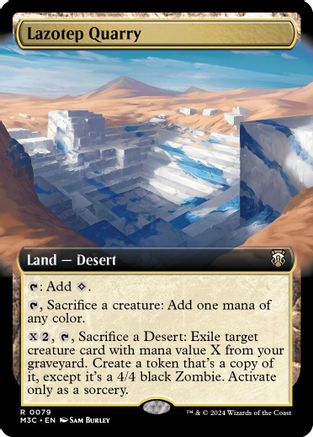 Lazotep Quarry (Extended Art) (Ripple Foil) (M3C-079)