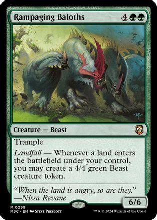 Rampaging Baloths (Ripple Foil) (M3C-239)