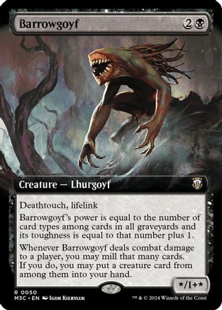 Barrowgoyf (Extended Art) (Ripple Foil) (M3C-050)