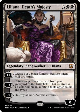 Liliana, Death's Majesty (Ripple Foil) (M3C-200)