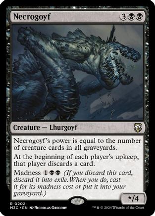 Necrogoyf (Ripple Foil) (M3C-202)