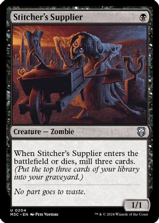 Stitcher's Supplier (Ripple Foil) (M3C-204)