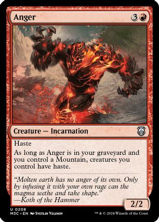 Anger (Ripple Foil) (M3C-208)