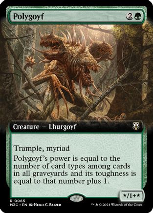 Polygoyf (Extended Art) (Ripple Foil) (M3C-065)