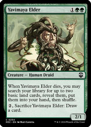 Yavimaya Elder (Ripple Foil) (M3C-254)