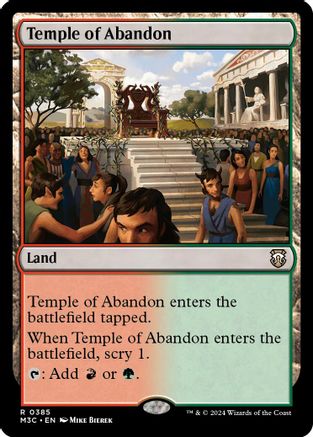 Temple of Abandon (Ripple Foil) (M3C-385)