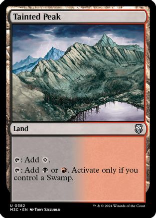 Tainted Peak (Ripple Foil) (M3C-382)