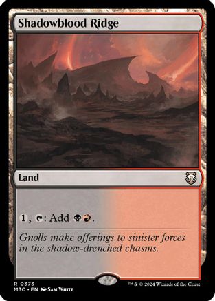 Shadowblood Ridge (Ripple Foil) (M3C-373)