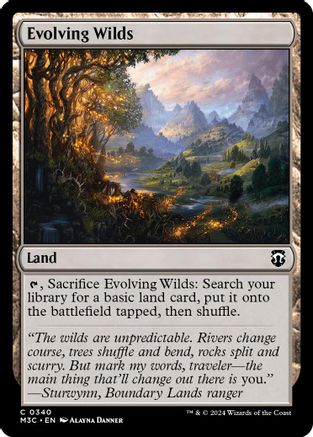 Evolving Wilds (Ripple Foil) (M3C-340)