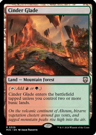 Cinder Glade (Ripple Foil) (M3C-329)
