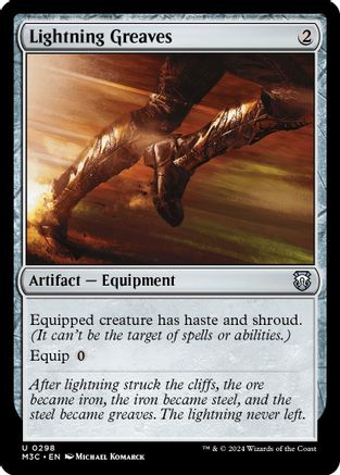 Lightning Greaves (Ripple Foil) (M3C-298)