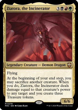 Ziatora, the Incinerator (Ripple Foil) (M3C-279)