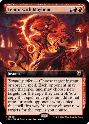 Tempt with Mayhem (Extended Art) (Ripple Foil) (M3C-062)