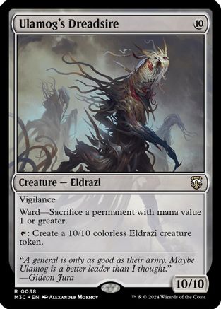 Ulamog's Dreadsire (Ripple Foil) (M3C-038)