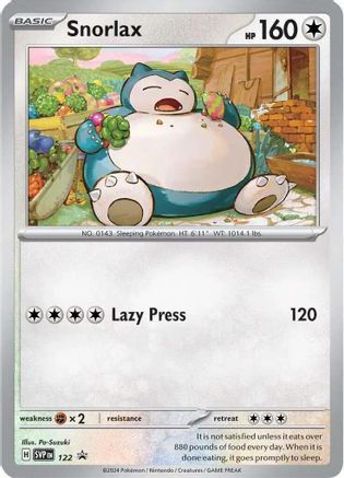Snorlax (SVP-122) (Holofoil)