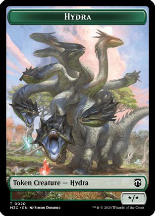 Hydra // Boar Double-Sided Token (M3C-20 // 17)