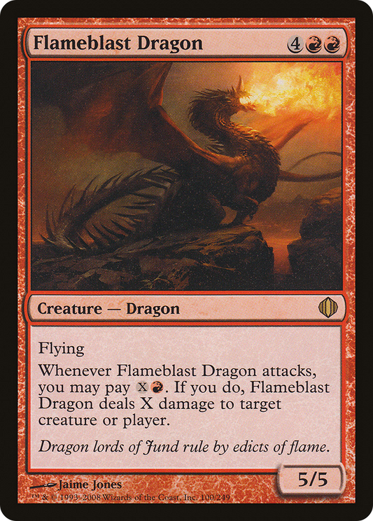 Flameblast Dragon (ALA-100) (Foil)