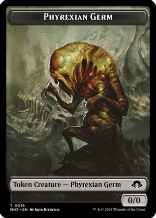 Phyrexian Germ // Snake Double-Sided Token (MH3-16 // 20) (Foil)