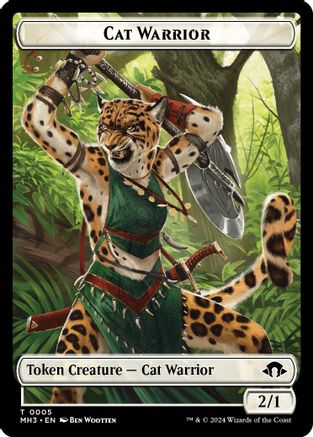 Cat Warrior Token (MH3-005)