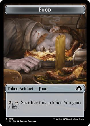 Eldrazi Spawn // Food Double-Sided Token (MH3-2 // 31) (Foil)