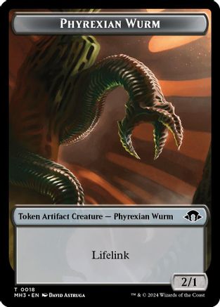 Phyrexian Wurm Token (0018) (MH3-018)