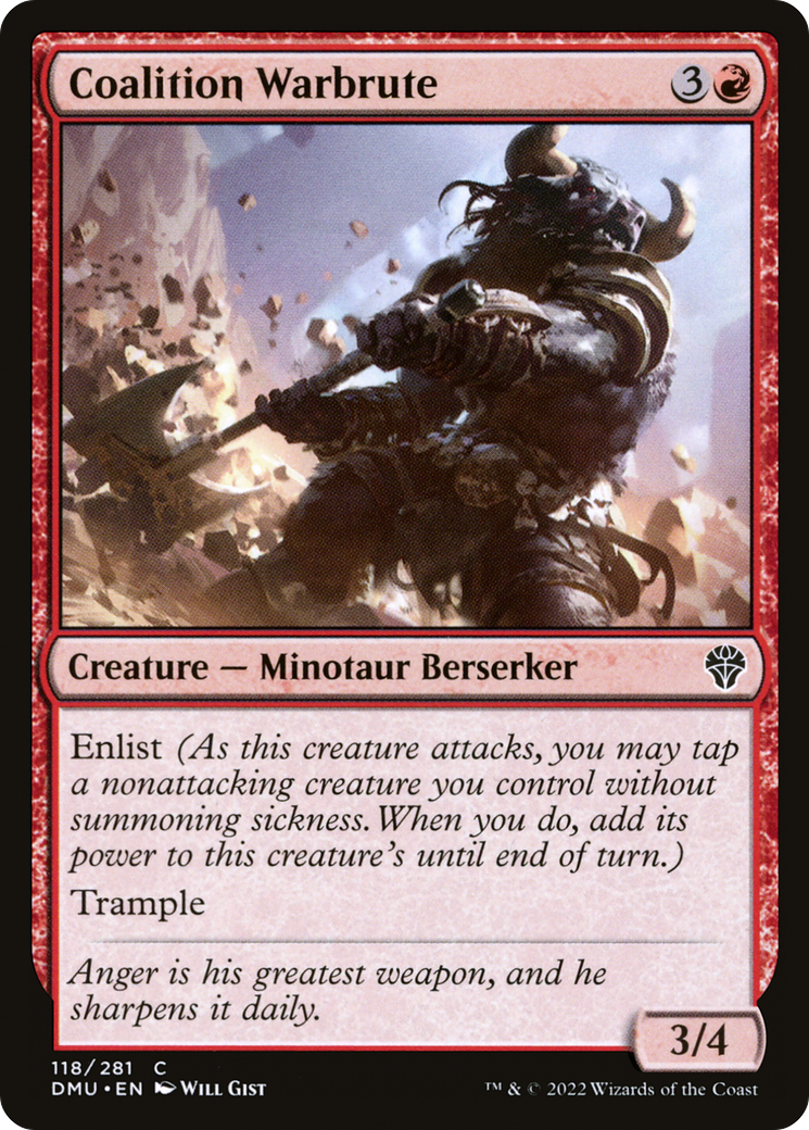 Coalition Warbrute (DMU-118) (Foil)