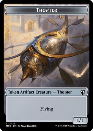 Thopter (Ripple Foil) // Copy Double-Sided Token (M3C-26 // 1)