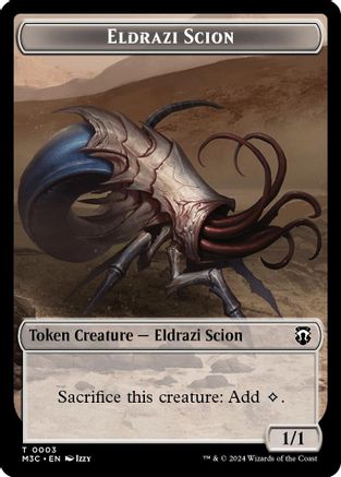 Eldrazi Scion (Ripple Foil) // Eldrazi Spawn Double-Sided Token (M3C-3 // 2)