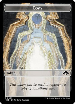 Copy (Ripple Foil) // Eldrazi Angel Double-Sided Token (M3C-1 // 2)